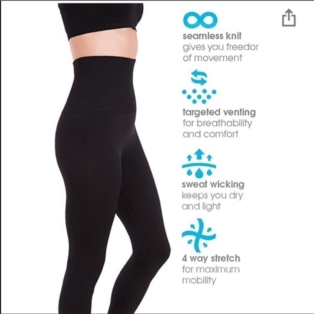 Homma Thick High Waist Compression Leggings Small